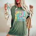 Tie Dye 8Th Gradeibes Ottava Elementare Retro Back To School T-shirt comoda oversize da donna Moss