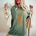 Tigre Illustration Chasse Animal Félin Homme Cadeau T-shirt oversize confortable pour femme Moss