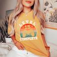 15 Anniversario Matrimonio Sposato Da Livello 15 Anni Marito T-shirt comoda oversize da donna Mustard