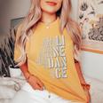 Cadeau Pour Line Dancer Line Dance Women's Oversized Comfort T-Shirt Mustard