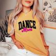 Dance Mom Leopard Dancing Mom Life Girls Dancer Women's Oversized Comfort T-Shirt Mustard
