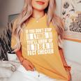 Divertente Regalo Per Uomini Donne E Genitori T-shirt comoda oversize da donna Mustard