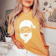 Divertido Santa Claus Regalo Navidad Papa Noel Hombre Camiseta extragrande cómoda para mujer Mustard