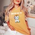 Donna 40 Compleanno Donne Unicorno 40 Anni Regalo Con Collo A T-shirt comoda oversize da donna Mustard