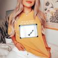 Donna Ricorda Ogni Momento Con Il Nostro Scrivibile Con Collo A T-shirt comoda oversize da donna Mustard