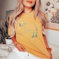 Donna Team Bride Addio Al Celibato Sposaerde Eucalipto Boho Con Collo A T-shirt comoda oversize da donna Mustard