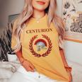 Elmo Da Centurione Dell'impero Romano T-shirt comoda oversize da donna Mustard