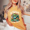 Ensemble De Jeux De Cartes De Casino Et De Poker T-shirt oversize confortable pour femme Mustard