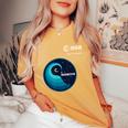 Esa European Space Agency Missione Minerva Patch T-shirt comoda oversize da donna Mustard