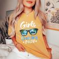 Girls Gone Cruising Girls Trip 2024Acanza In Spiaggia Maglia Con Maniche Raglan T-shirt comoda oversize da donna Mustard