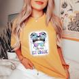 Little Miss 1St Grade First Day Of School First Grade Girls Women's Oversized Comfort T-Shirt Mustard