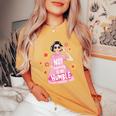 I Am Not Aspiring To Be Humble Feminist Girl Power Women's Oversized Comfort T-Shirt Mustard