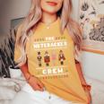 The Nutcracker Crew Nutcracker Ugly Christmas Sweater Ballet Women's Oversized Comfort T-Shirt Mustard