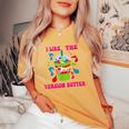 Preferisco Laersione Di Glee Per Donne E Ragazze T-shirt comoda oversize da donna Mustard
