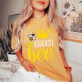 Queen Bee Abito Da Ape Regina Crown Apicoltura T-shirt comoda oversize da donna Mustard