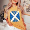 Scozia Bandiera Uomini Donne Bambini Scotland T-shirt comoda oversize da donna Mustard