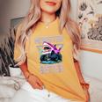 Shark Monster Truck Sister Monster Truck Are My Jam Truck Women's Oversized Comfort T-Shirt Mustard