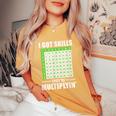 I Got Skills They're Moltiplying Math Teacher T-shirt comoda oversize da donna Mustard