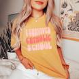 Sono Sopravvissuto Alle Donne Della Scuola Cattolica T-shirt comoda oversize da donna Mustard