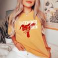 Taekwondo Niñas Es Estudiantes Artes Marciales Camiseta extragrande cómoda para mujer Mustard