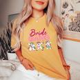 Team Sposa – Jga Addio Al Nubilato T-shirt comoda oversize da donna Mustard