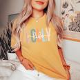 Unique Lolly Grandma Lolly Grandmother Lolly Life Womens Women's Oversized Comfort T-Shirt Mustard