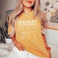 Va Bene Compositore Bach Mozart Beethoven Musicista Classico T-shirt comoda oversize da donna Mustard