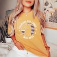 Vincere Le Donne Senza Figli Del Gatto 2024 T-shirt comoda oversize da donna Mustard