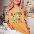 Auntie Of The Hungry Caterpillar Cute 1St Birthday Boy Girl Women's Oversized Comfort T-Shirt Yam