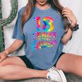 18 ° Compleanno 18 Anni Tie Dye Impressionante Uomini Donne T-shirt comoda oversize da donna Blue Jean