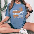 Basketball Ragazza Basket Pallacanestro Cestista T-shirt comoda oversize da donna Blue Jean