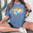 Boulder Arrampicata Abbigliamento Uomini Donne Bambini Arrampicata T-shirt comoda oversize da donna Blue Jean