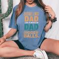 Bowling Bowling Palla Da Bowling Bowling Papà Divertente T-shirt comoda oversize da donna Blue Jean