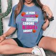 Cestista Pallacanestro Basket Ragazza Basketball T-shirt comoda oversize da donna Blue Jean