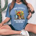 Donna Nonna Festa Della Mamma Regalo Giardinaggio Con Collo A T-shirt comoda oversize da donna Blue Jean