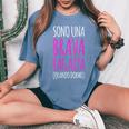Donna Sono Una Brava Ragazza Magliette Divertenti Donna Con Collo A T-shirt comoda oversize da donna Blue Jean
