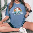 La Mattina Non È Il Mio Momento Sono Un Orgoglioso Operatore Cinematografico T-shirt comoda oversize da donna Blue Jean