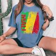 Mali Bandiera Uomini Donne Bambini Mali T-shirt comoda oversize da donna Blue Jean