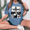 Mariachi Scheletro Dia De Los Muertos Tequila T-shirt comoda oversize da donna Blue Jean