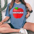 Maturità 2024 Diplomata Studentessa Matura Divertente T-shirt comoda oversize da donna Blue Jean