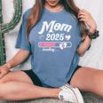 New Mom Mamma Est 2025 Mom To Be T-shirt comoda oversize da donna Blue Jean