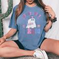 Night Shift Crew Night Shift Nurse Halloween Women's Oversized Comfort T-Shirt Blue Jean