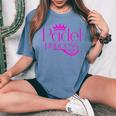 Padel Ragazza Racchetta T-shirt comoda oversize da donna Blue Jean