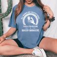 Panificio Manager Camicie Per Le Donne Bakery Manager T-shirt comoda oversize da donna Blue Jean