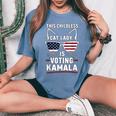 Questa Cat Lady Senza Figliota Kamala-Harris 2024 T-shirt comoda oversize da donna Blue Jean