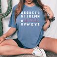 Regalo Divertente Dello Studente Di Cura Per Le Donne Degli Uomini Pqrst Fresco Wave Ecg T-shirt comoda oversize da donna Blue Jean
