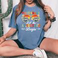 Let The 1St Grade Adventure Begin First Grade Teacher Women's Oversized Comfort T-Shirt Mustard