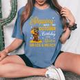 Stepping Into My October Birthday Religious Bday Afro Woman Women's Oversized Comfort T-Shirt Mustard
