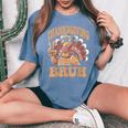 Thanksgiving Bruh Turkey Fall Boys Women's Oversized Comfort T-Shirt Mustard