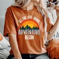 Back To School Let The 4Th Grade Adventure Begin 2024 Women's Oversized Comfort T-Shirt Crimson
